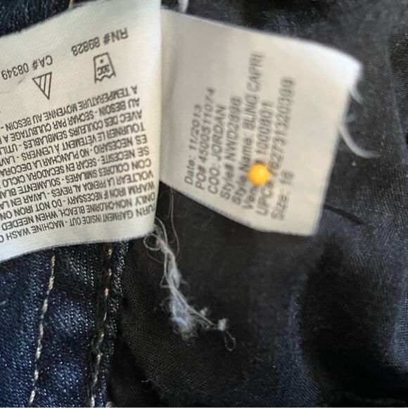 Nine West Blue Capri  Jeans Classic Style size 16 - Picture 8 of 10